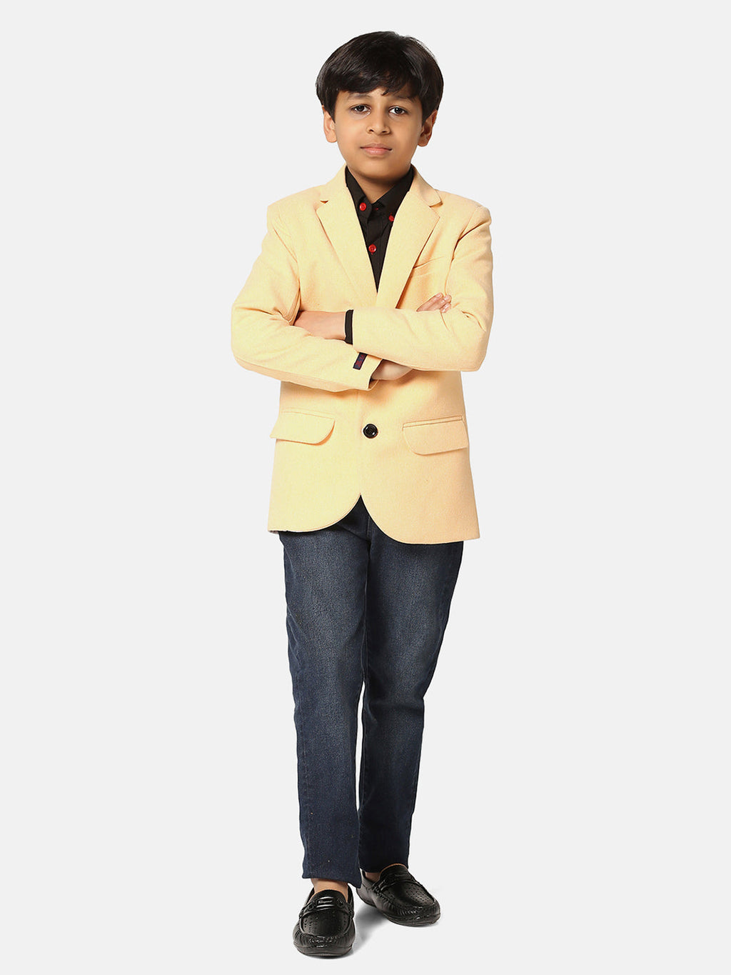 Kids Orange Blazer - Tahvo India