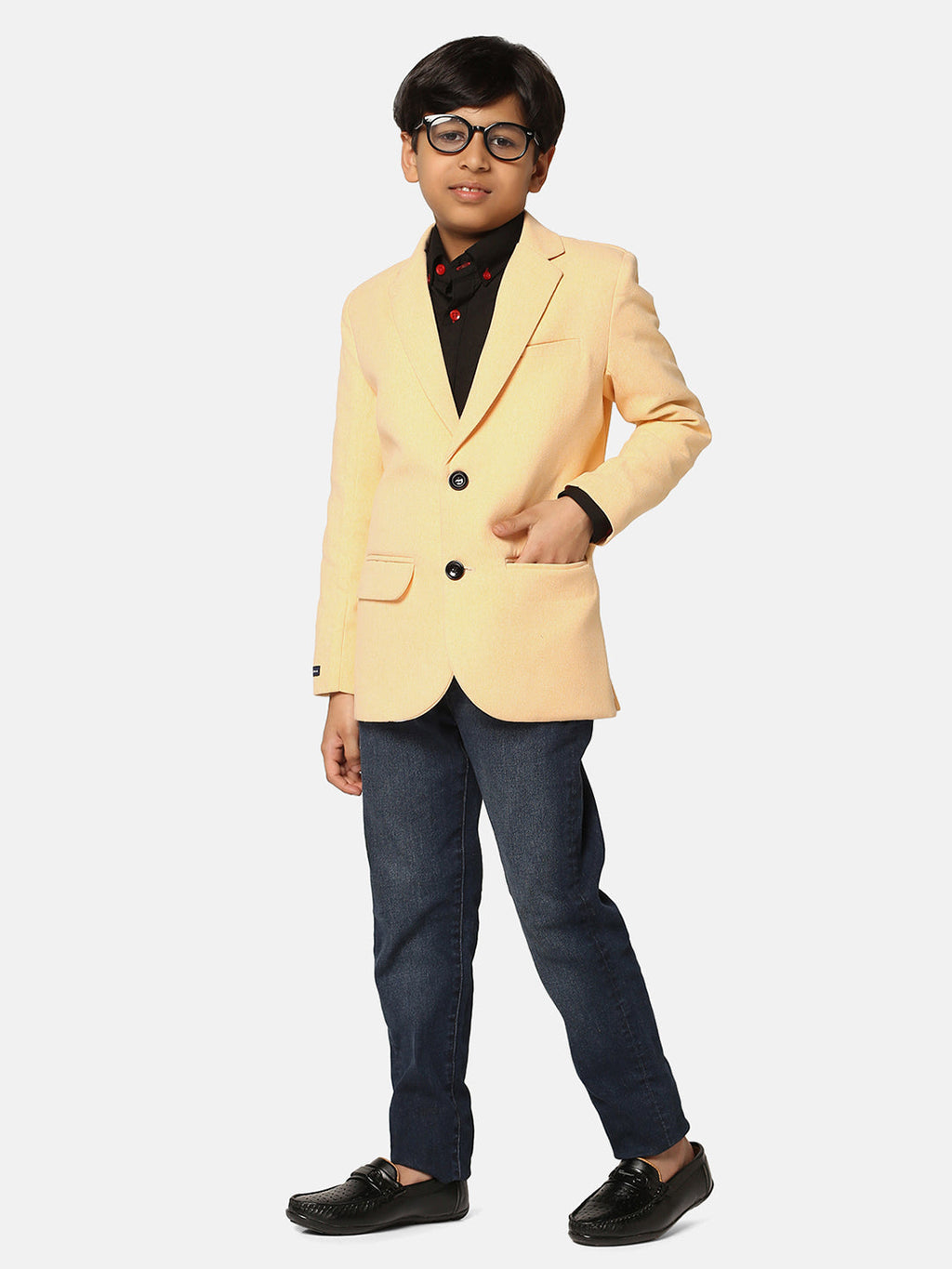 Kids Orange Blazer - Tahvo India