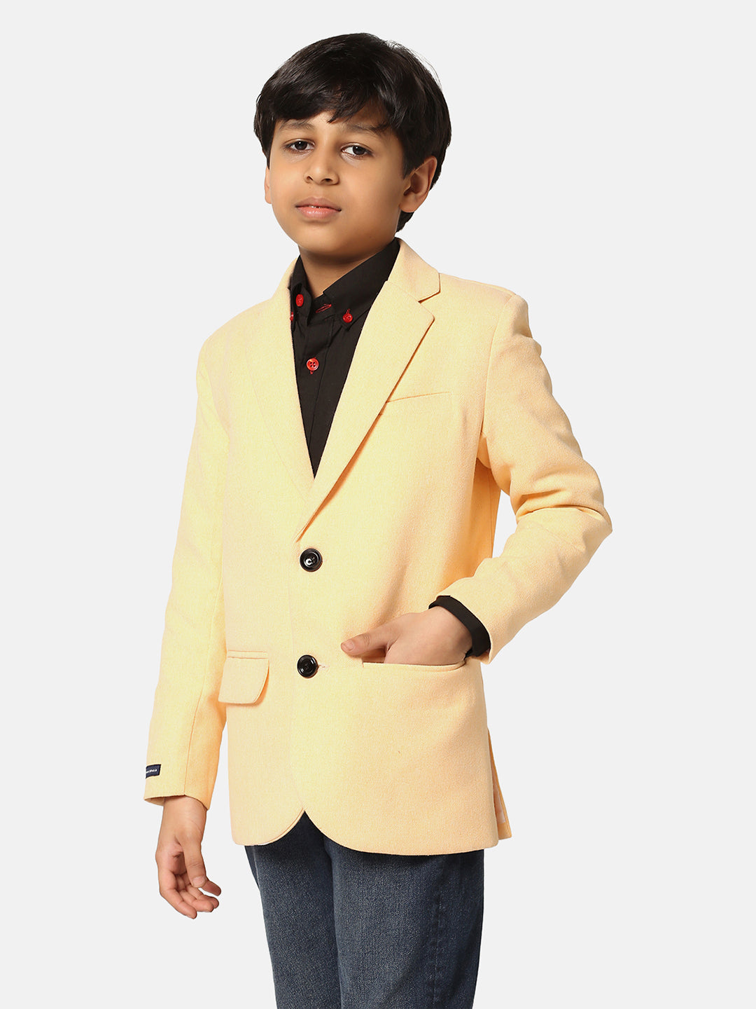 Kids Orange Blazer - Tahvo India