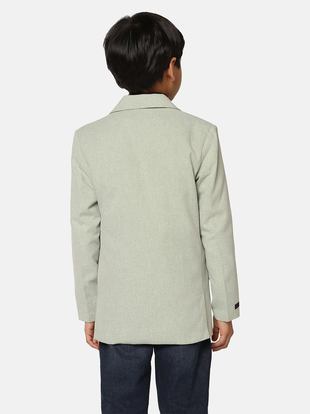 Boys Green Suede Blazer - Tahvo India