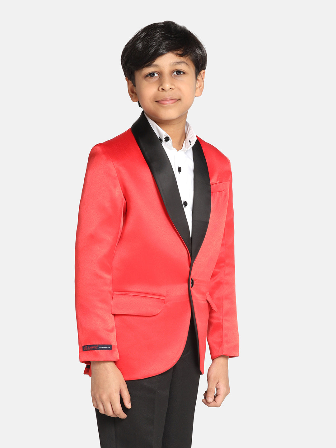 Boys Red Tuxedo - Tahvo India