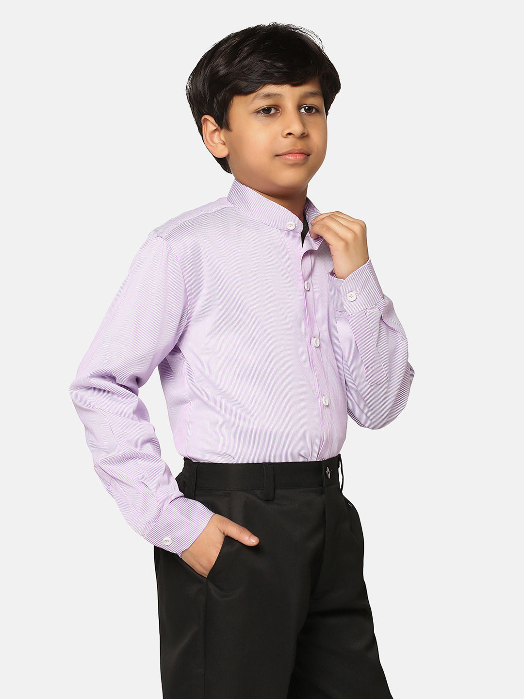Boys Purple Shirt - Tahvo India