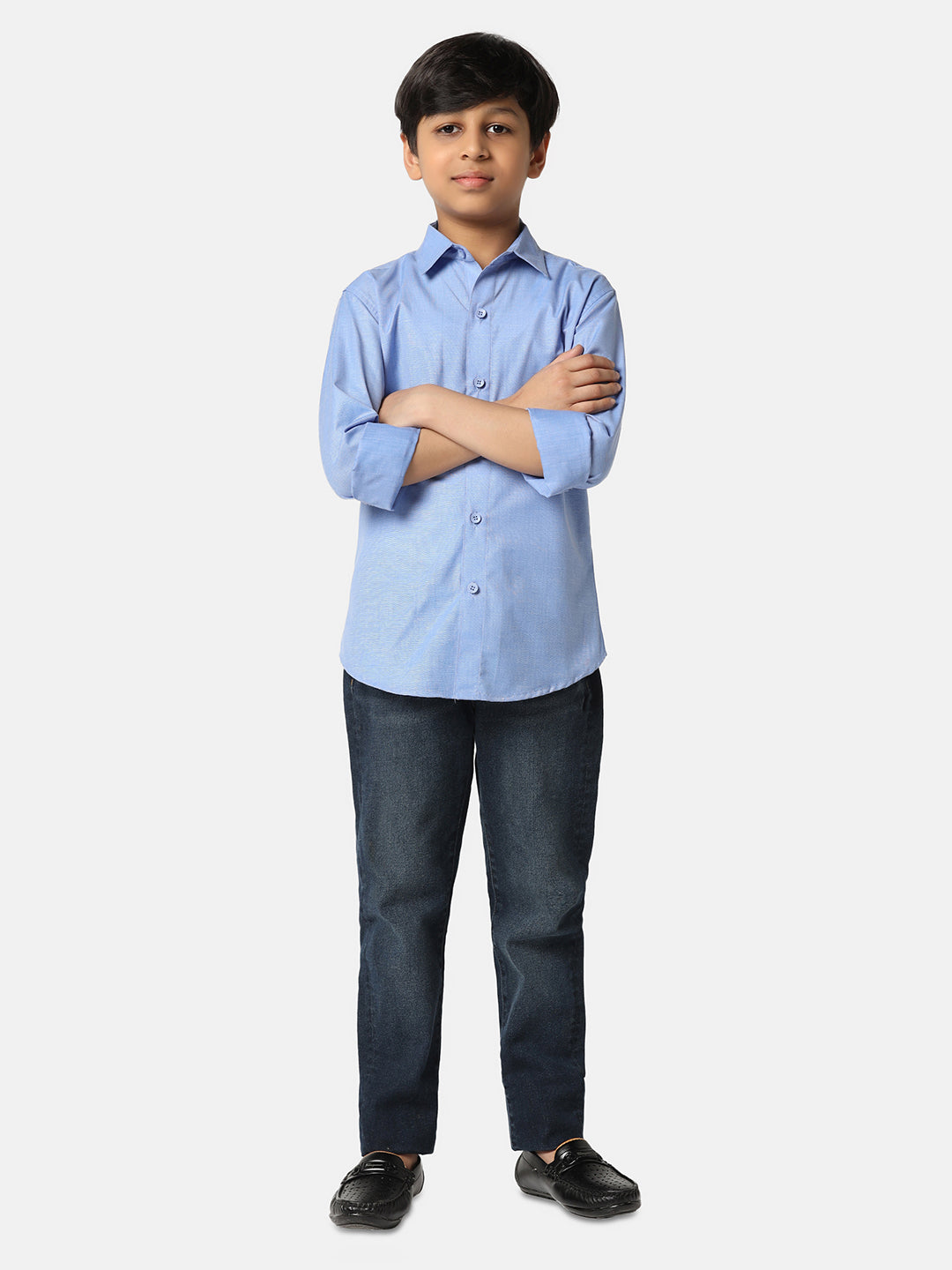 Boys Light Blue Shirt - Tahvo India