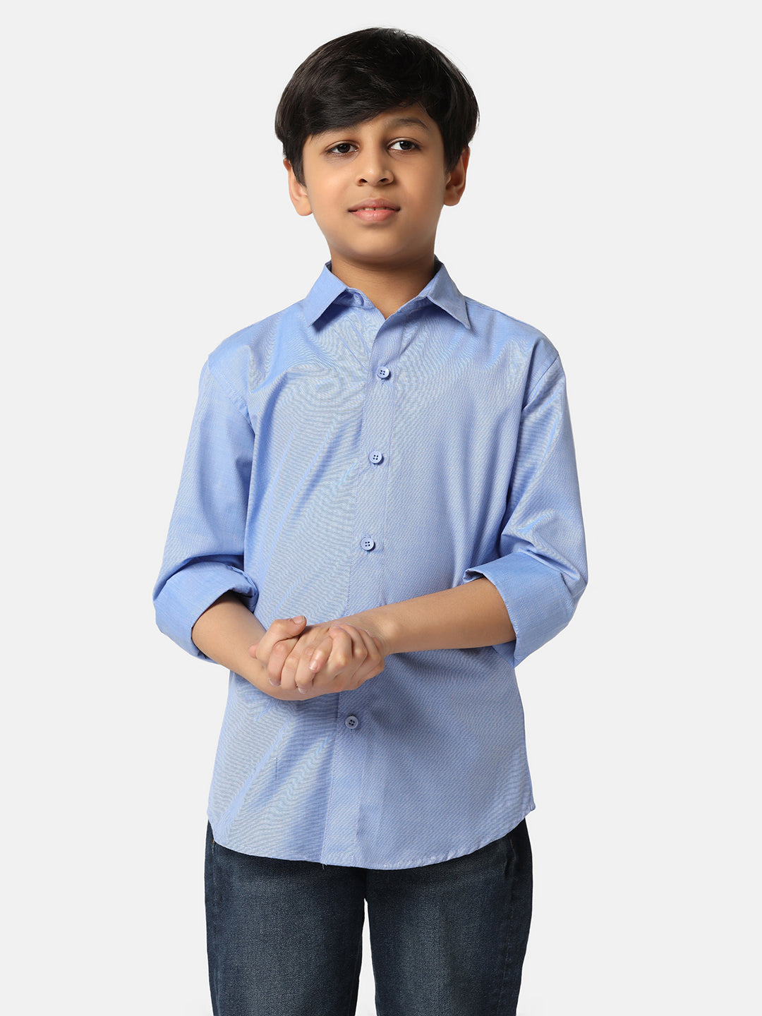 Boys Light Blue Shirt - Tahvo India
