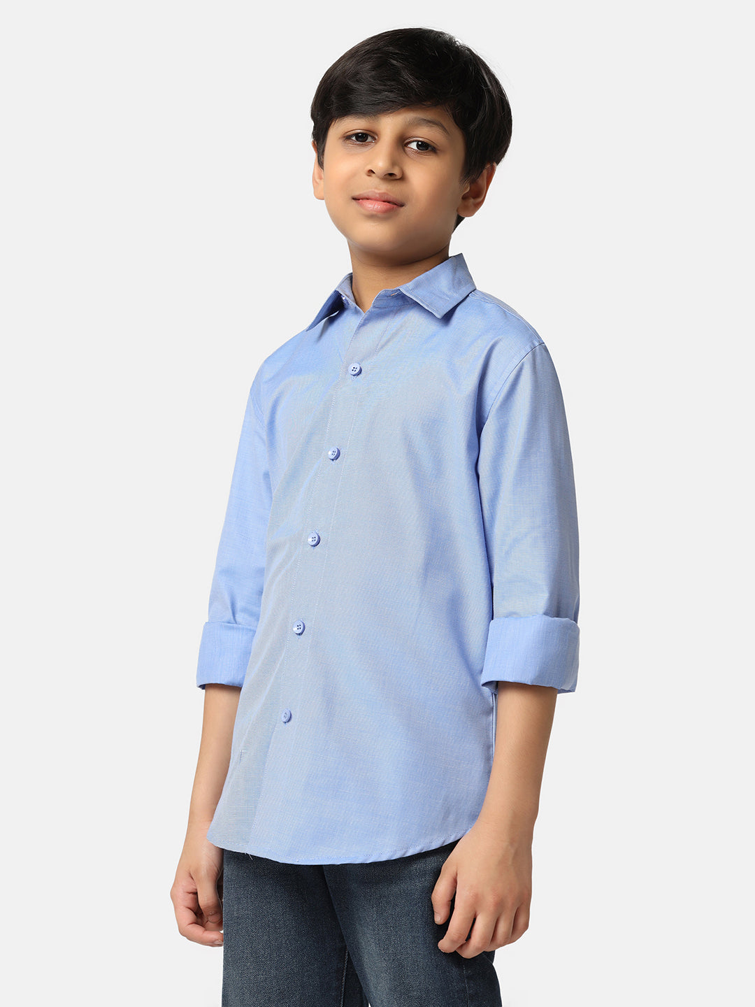 Boys Light Blue Shirt - Tahvo India