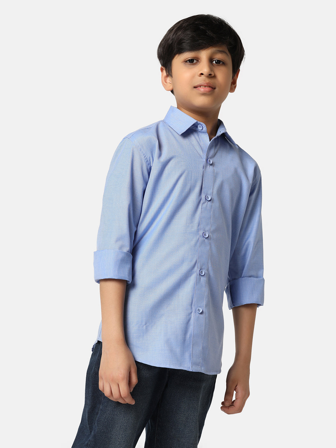 Boys Light Blue Shirt - Tahvo India