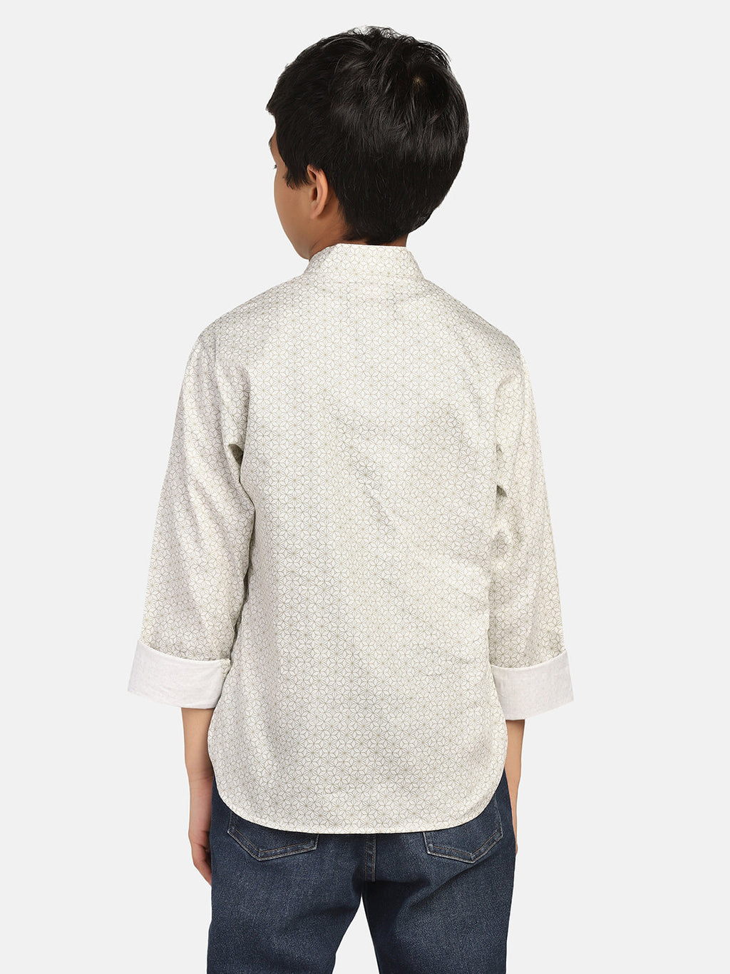 Boys Green Kurta Shirt - Tahvo India
