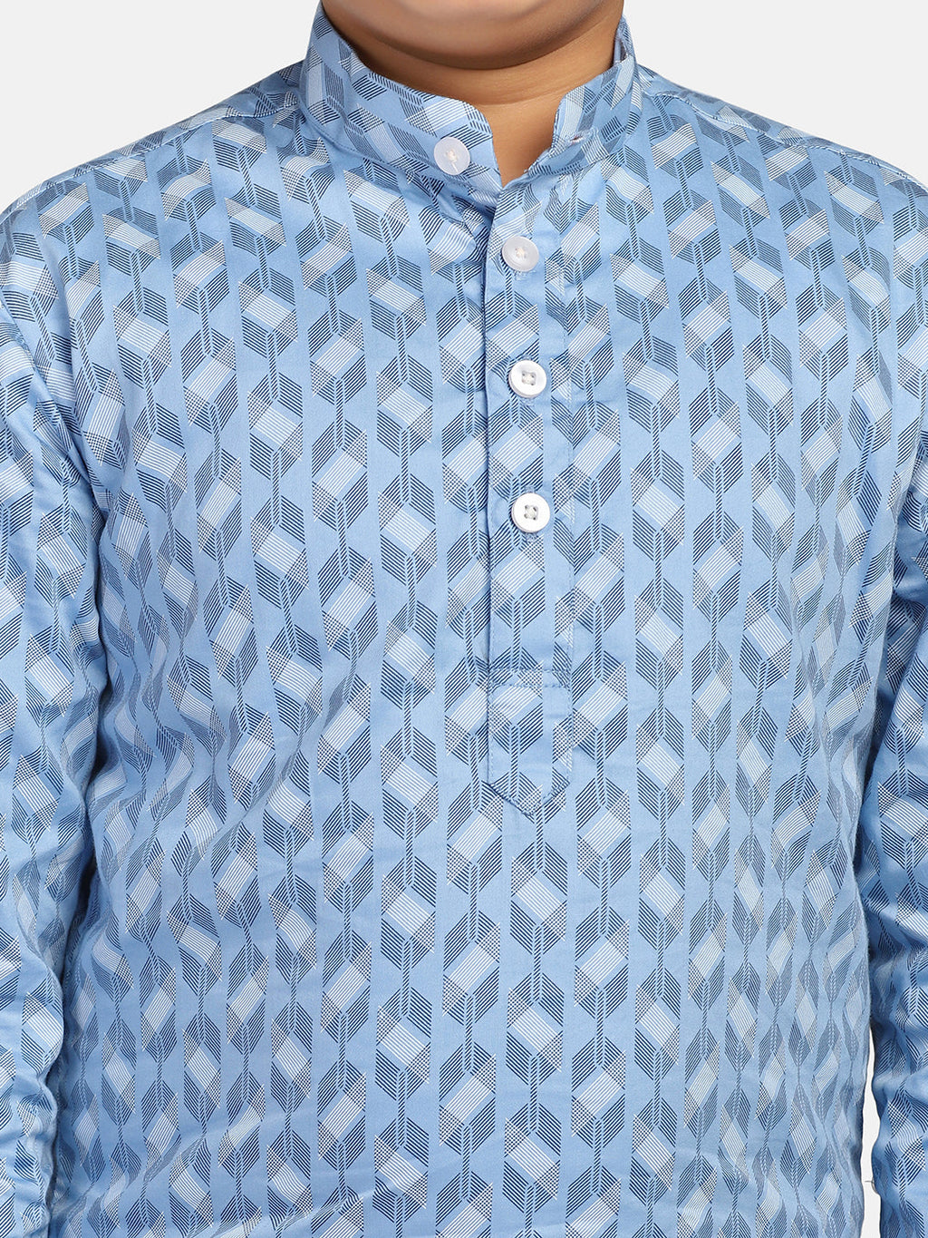 Blue Boys Kurta Shirt - Tahvo India