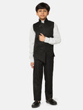 Boys Black 3 Piece Waistcoat Set - Tututree