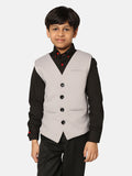Kids Light Grey Waistcoat - Tututree