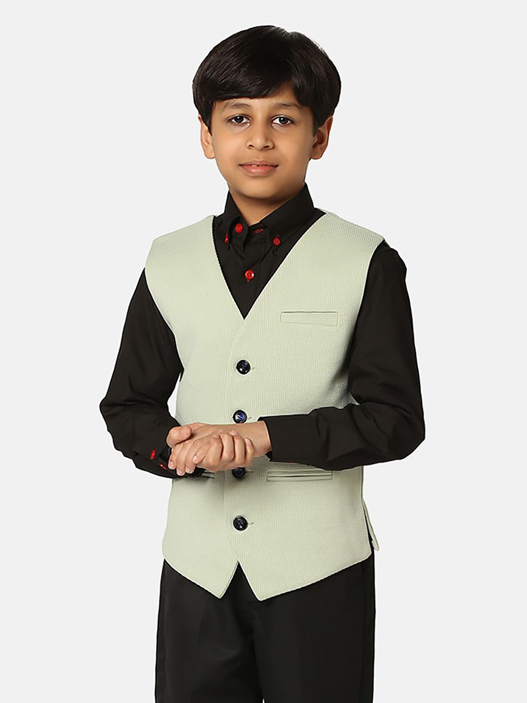 Kids Pista Waistcoat - Tahvo India