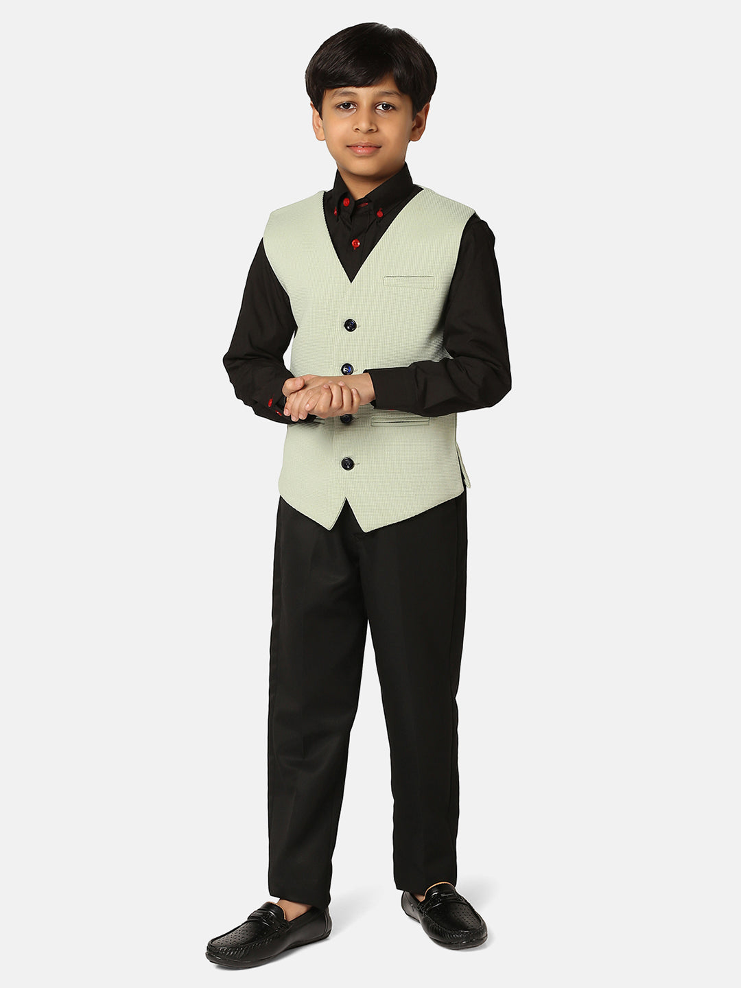 Kids Pista Waistcoat - Tahvo India