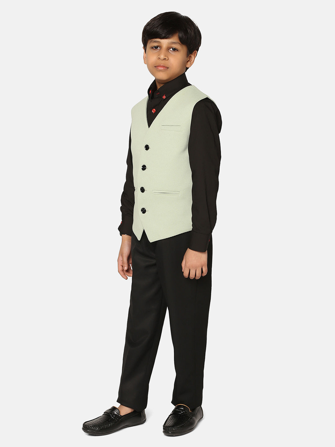 Kids Pista Waistcoat - Tahvo India