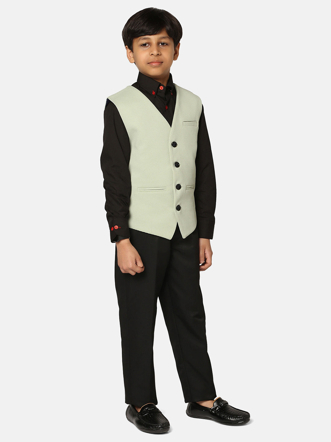 Kids Pista Waistcoat - Tahvo India