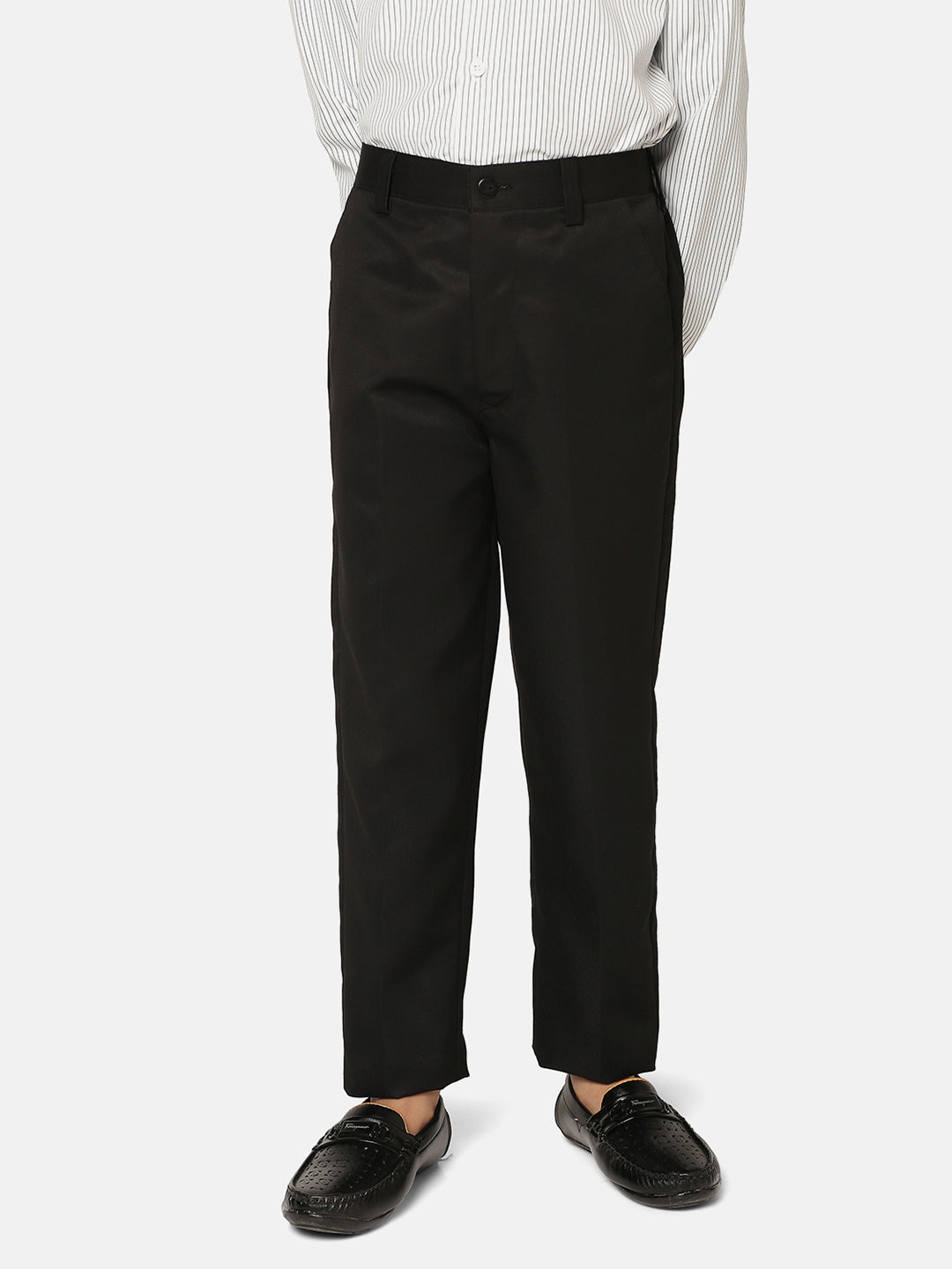 Boys Formal Black Trouser - Tahvo India
