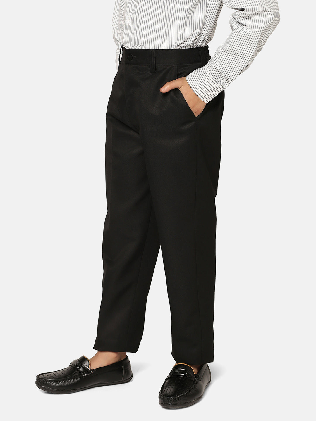 Boys Formal Black Trouser - Tahvo India