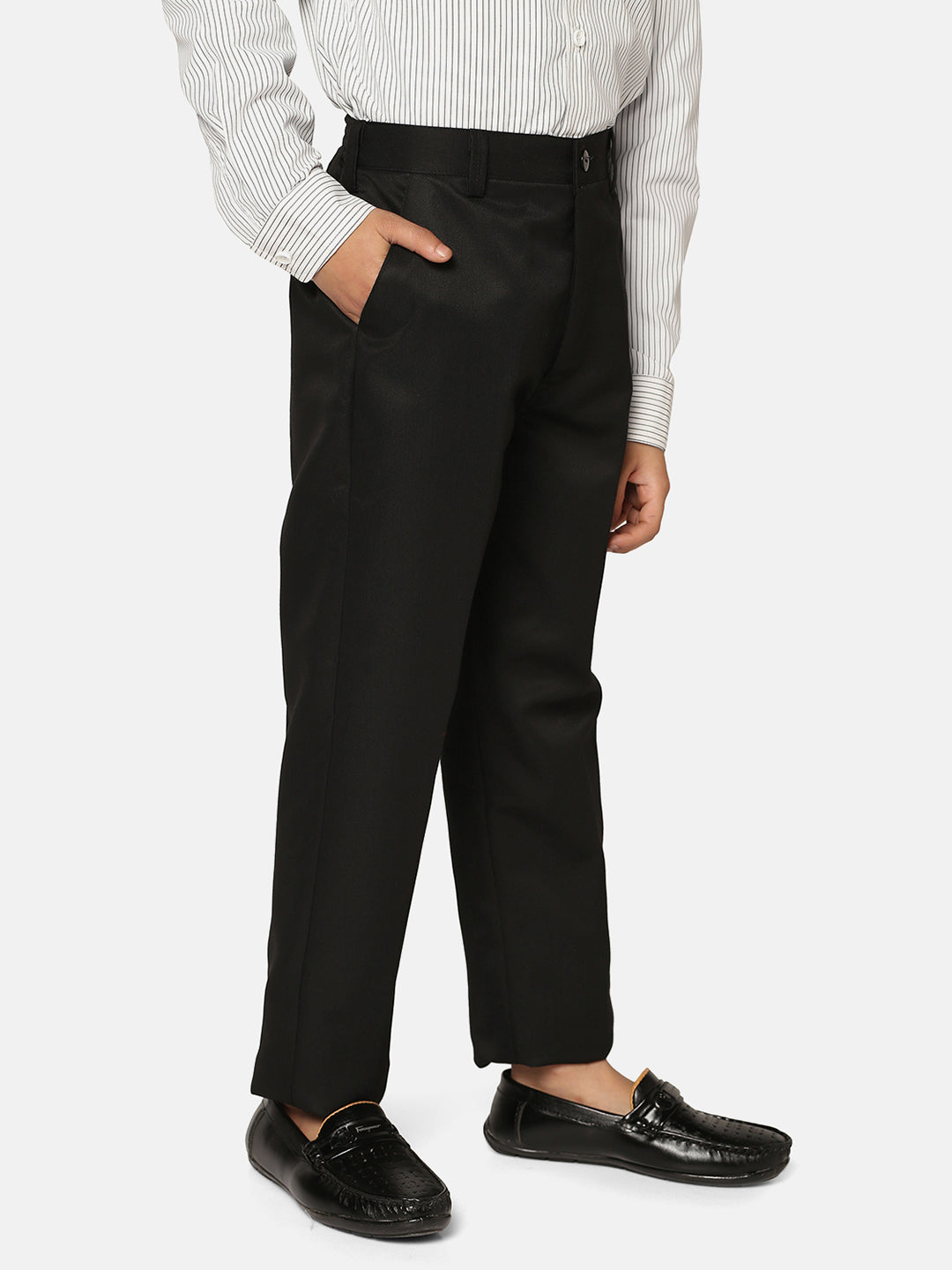 Boys Formal Black Trouser - Tahvo India