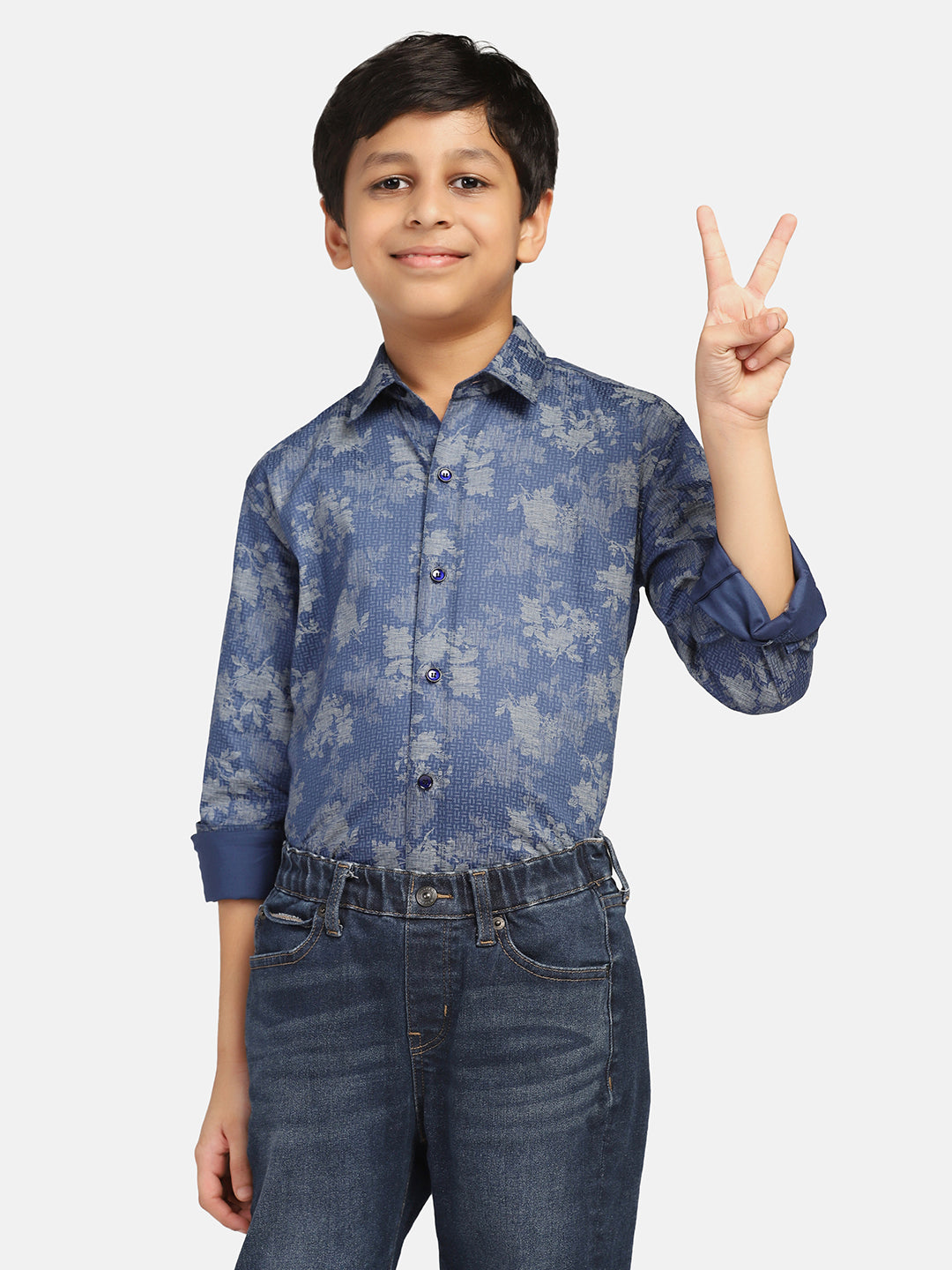 Kids Dark Printed Shirt - Tahvo India